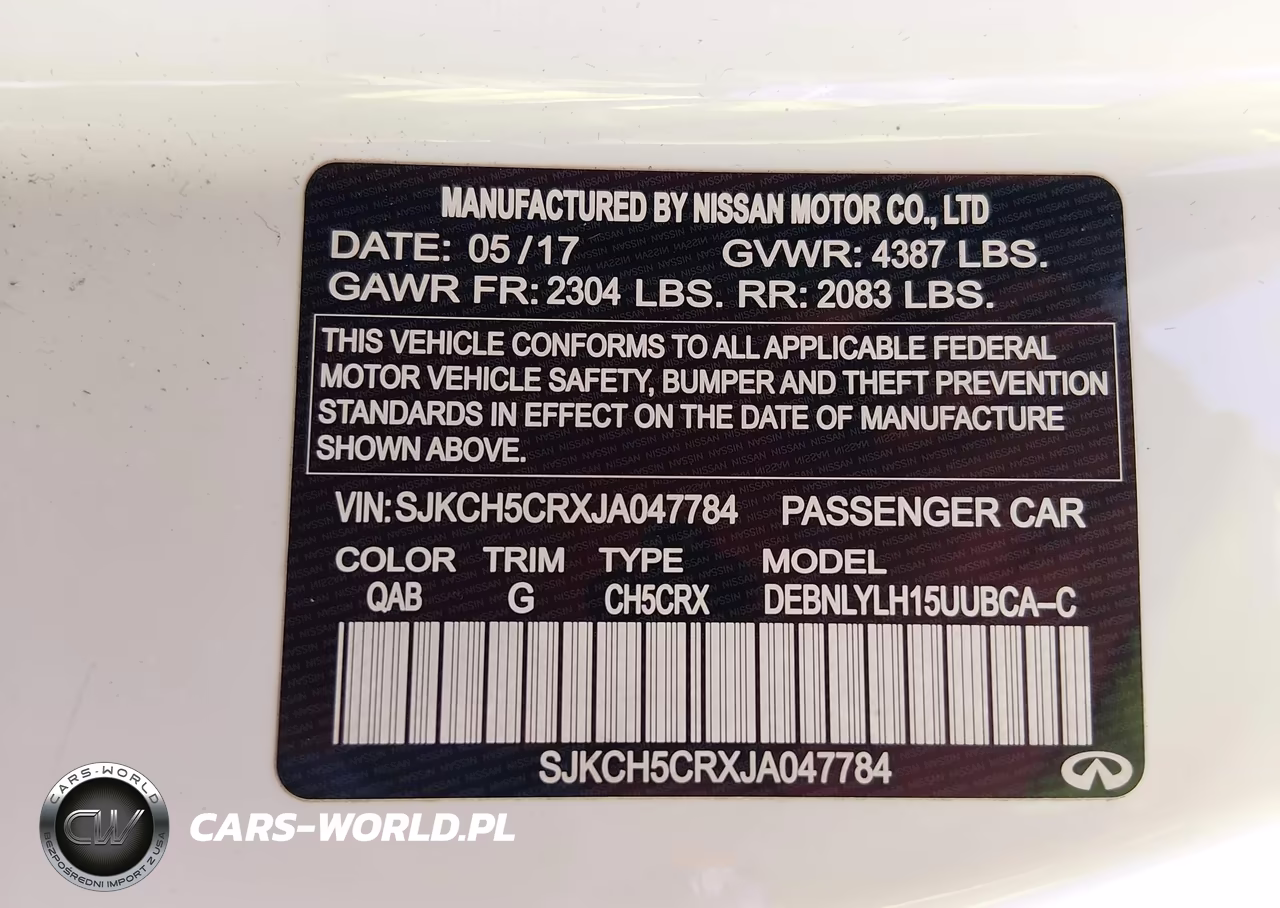 2018 Infiniti Qx30 Premium VIN:SJKCH5CRXJA047784 - 9