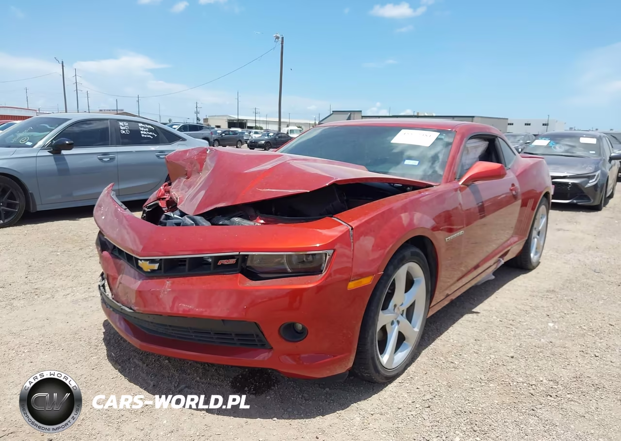2015 Chevrolet Camaro 2Lt VIN:2G1FF1E35F9147522 - 2