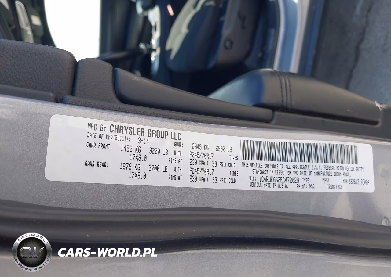 2014 Jeep Grand Cherokee Laredo VIN:1C4RJFAG2EC472029 - 9