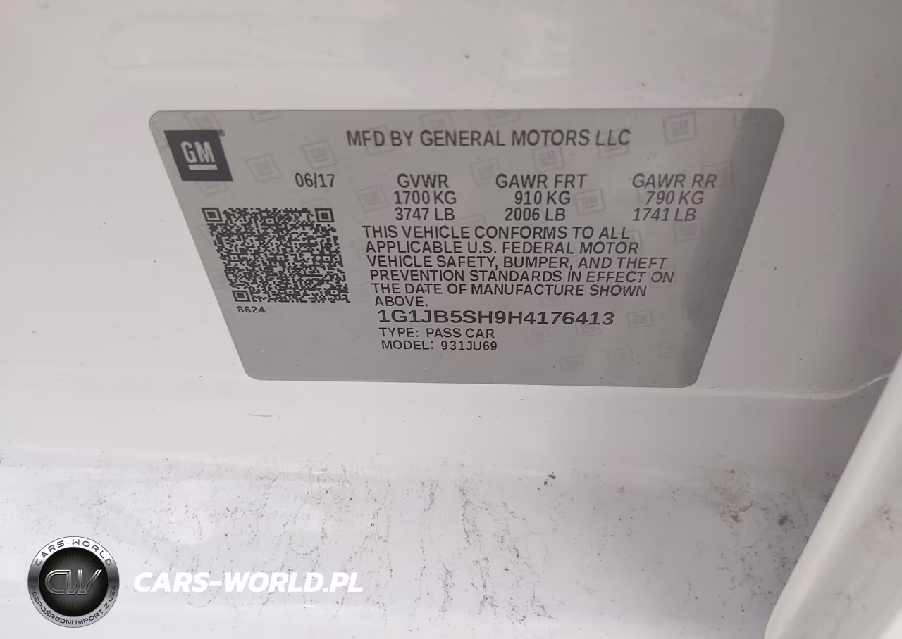 2017 Chevrolet Sonic Ls Auto VIN:1G1JB5SH9H4176413 - 9
