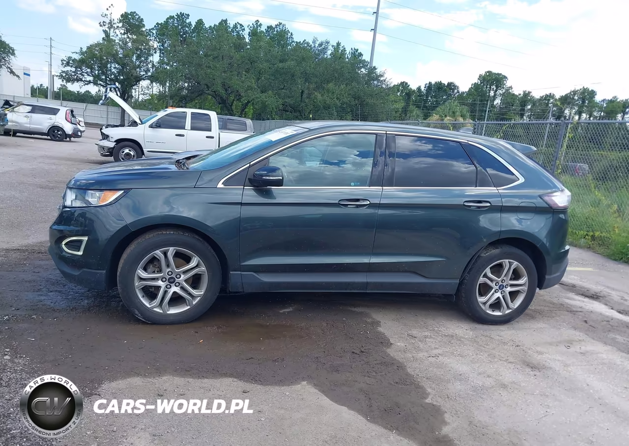 2015 Ford Edge Titanium VIN:2FMPK3K90FBB46858 - 14