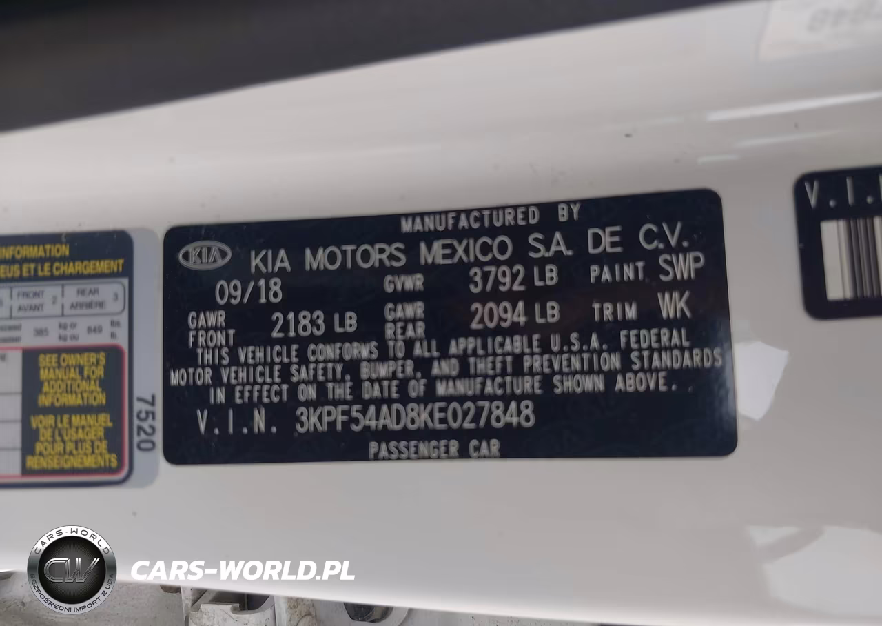2019 Kia Forte Ex VIN:3KPF54AD8KE027848 - 9