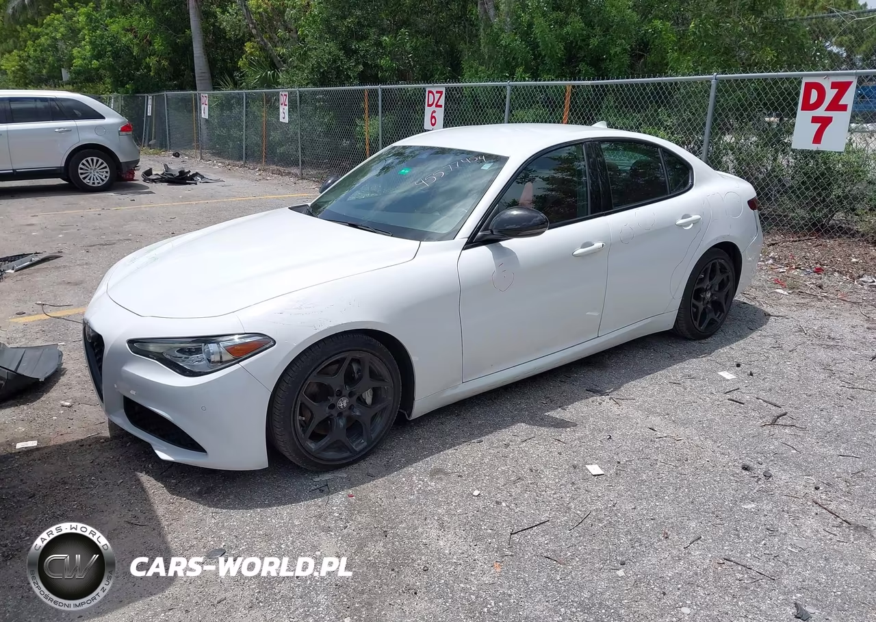 2021 Alfa Romeo Giulia Rwd VIN:ZARFAMAN9M7644317 - 2