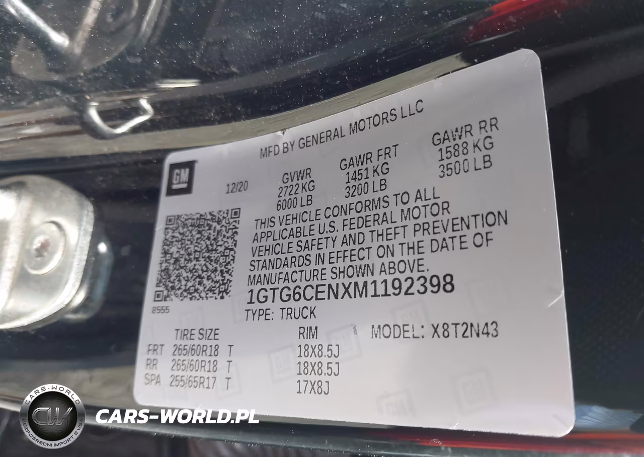 2021 GMC Canyon 4Wd Short Box Elevation VIN:1GTG6CENXM1192398 - 9
