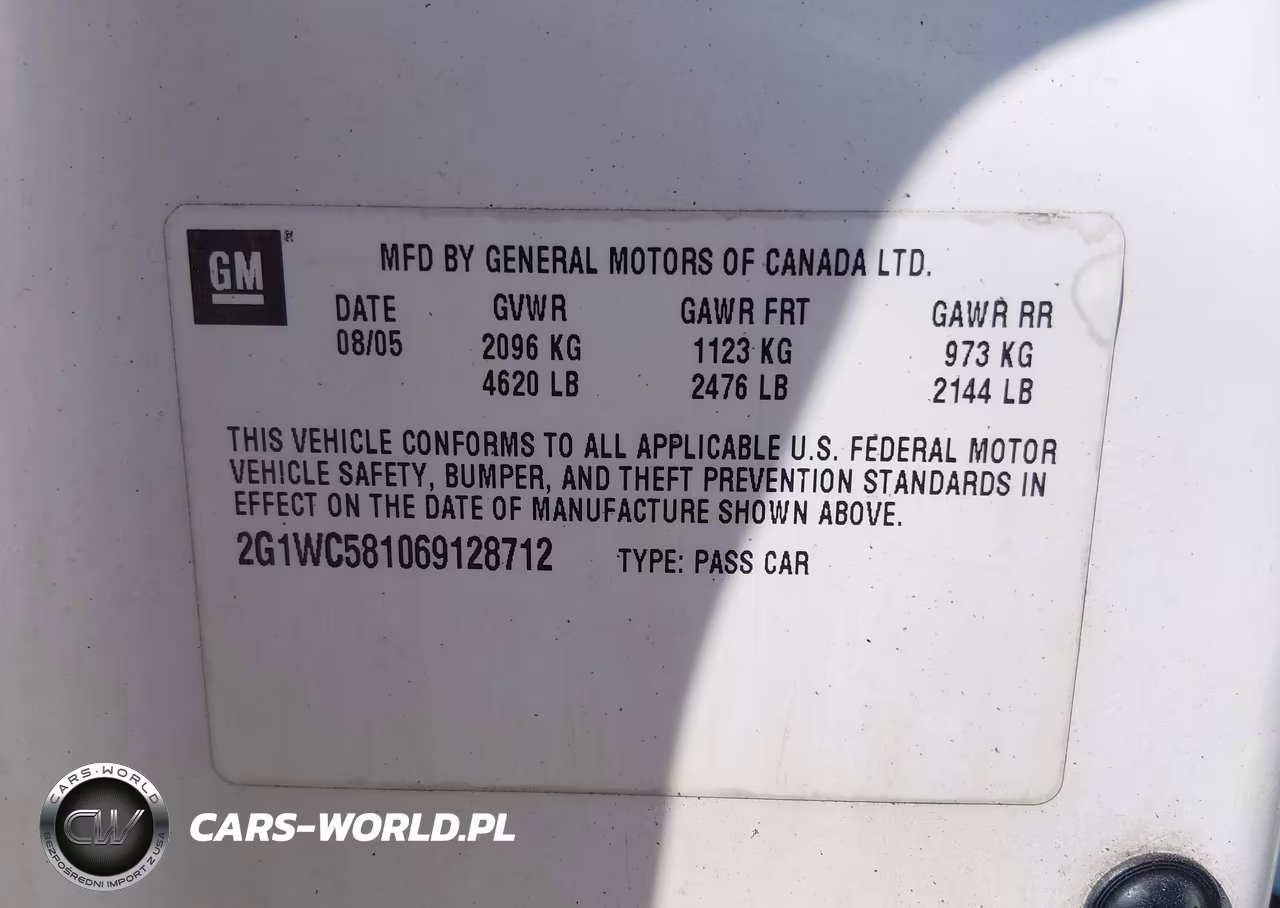 2006 Chevrolet Impala Lt VIN:2G1WC581069128712 - 9