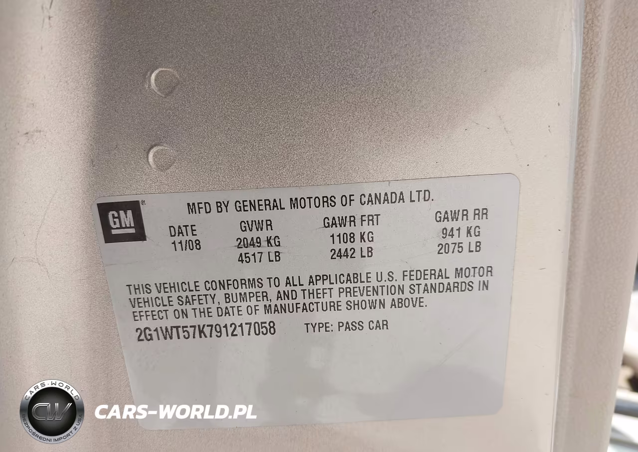 2009 Chevrolet Impala Lt VIN:2G1WT57K791217058 - 9