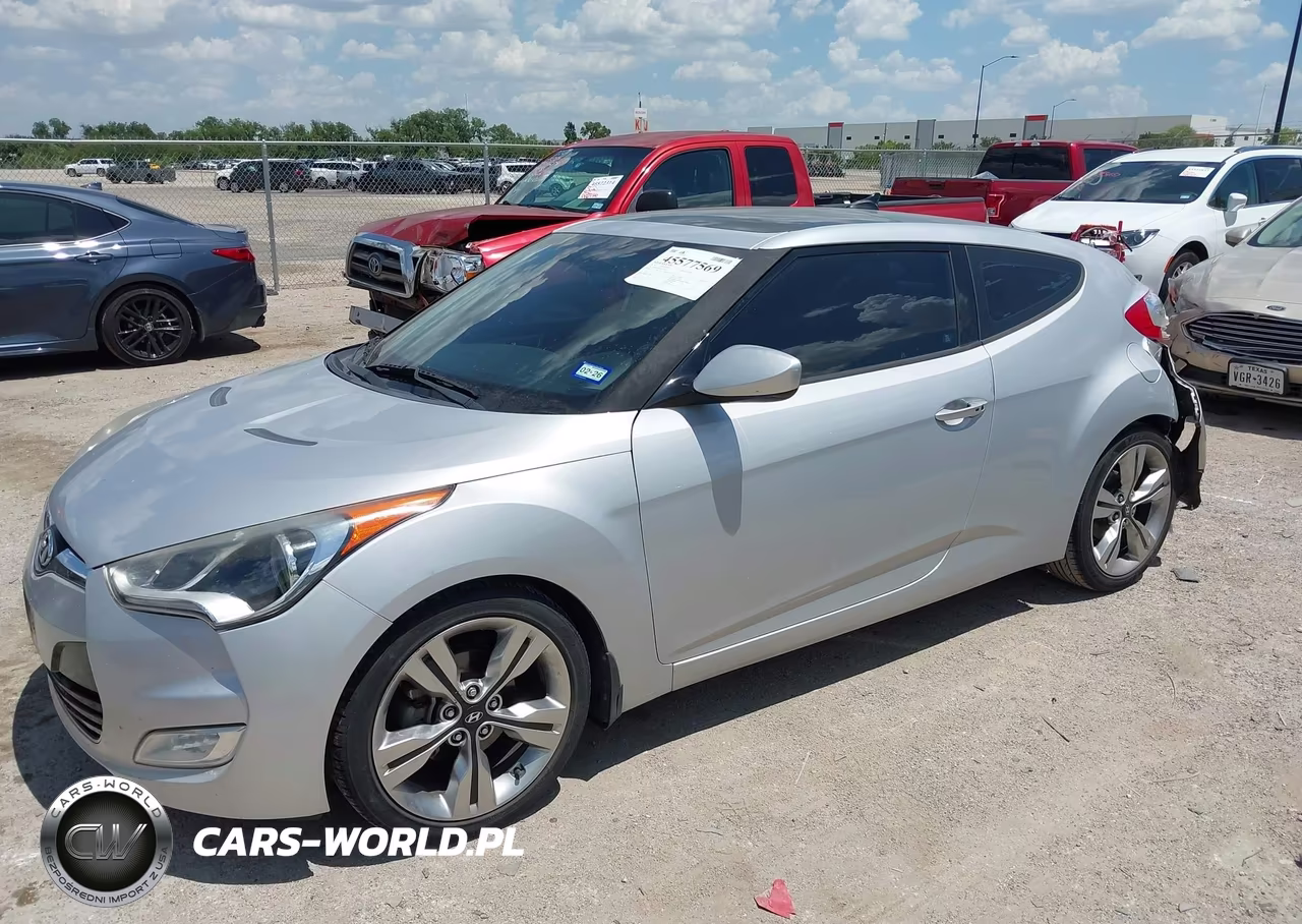 2014 Hyundai Veloster Base W-Black VIN:KMHTC6AD5EU189118 - 2
