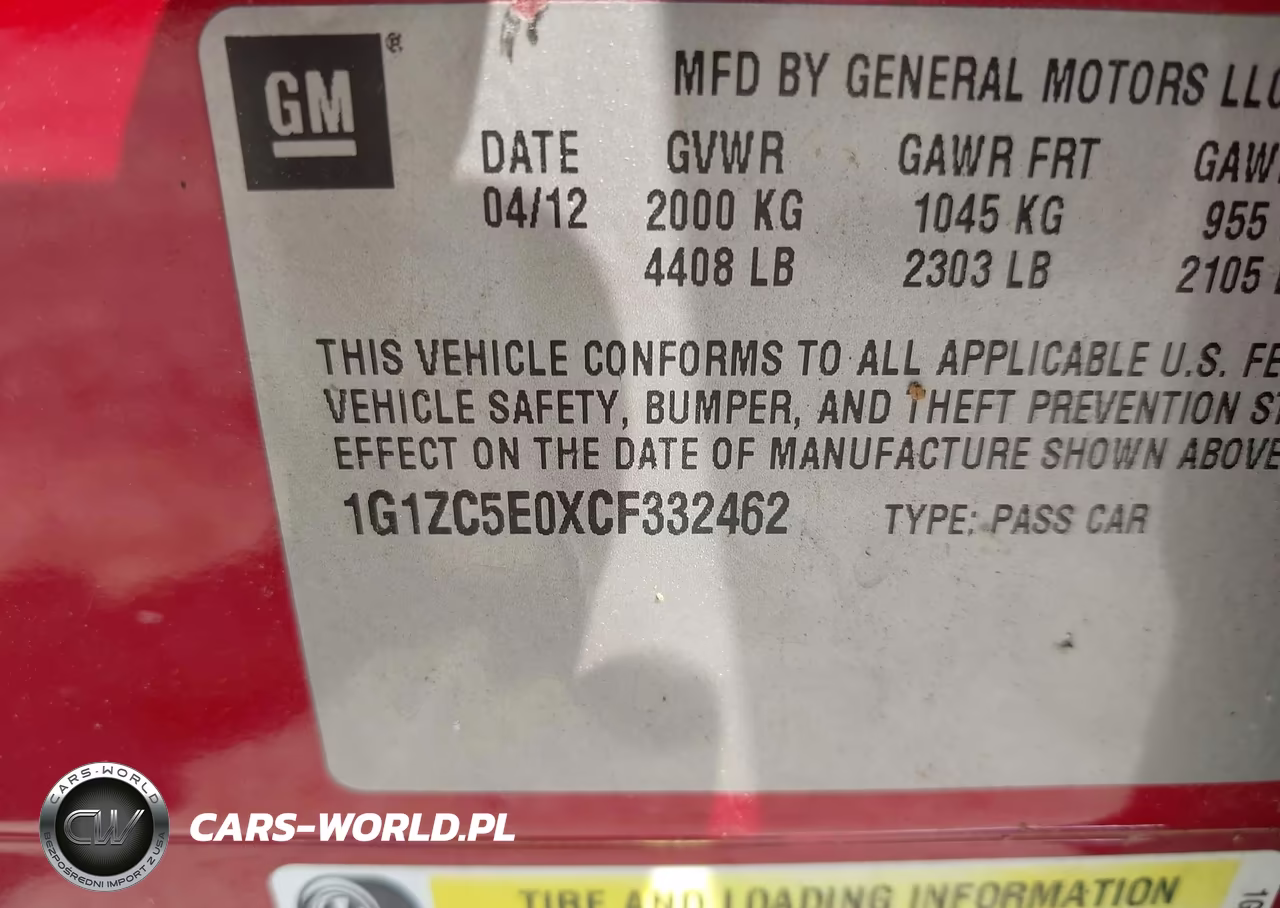 2012 Chevrolet Malibu 1Lt VIN:1G1ZC5E0XCF332462 - 9