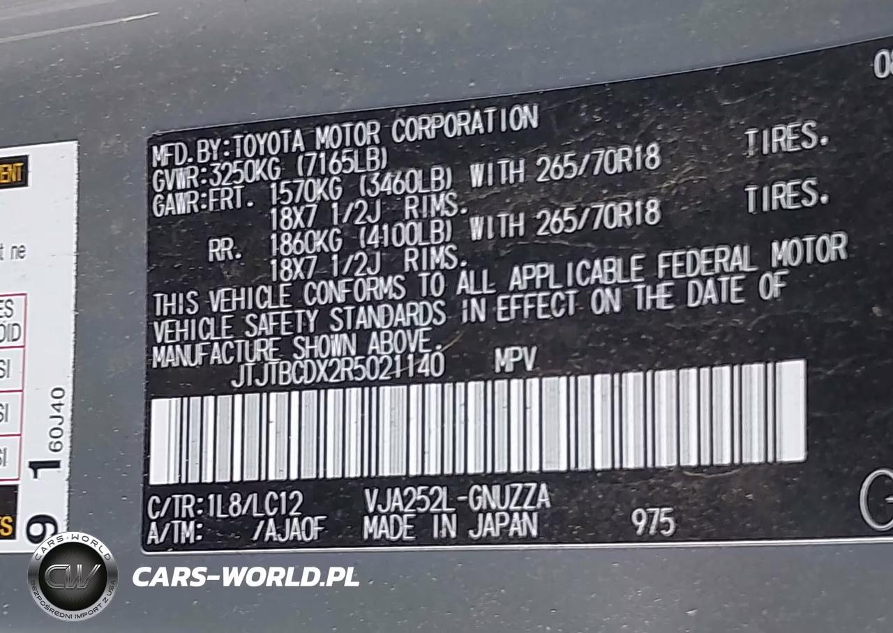2024 Lexus Gx 550 Overtrail VIN:JTJTBCDX2R5021140 - 9