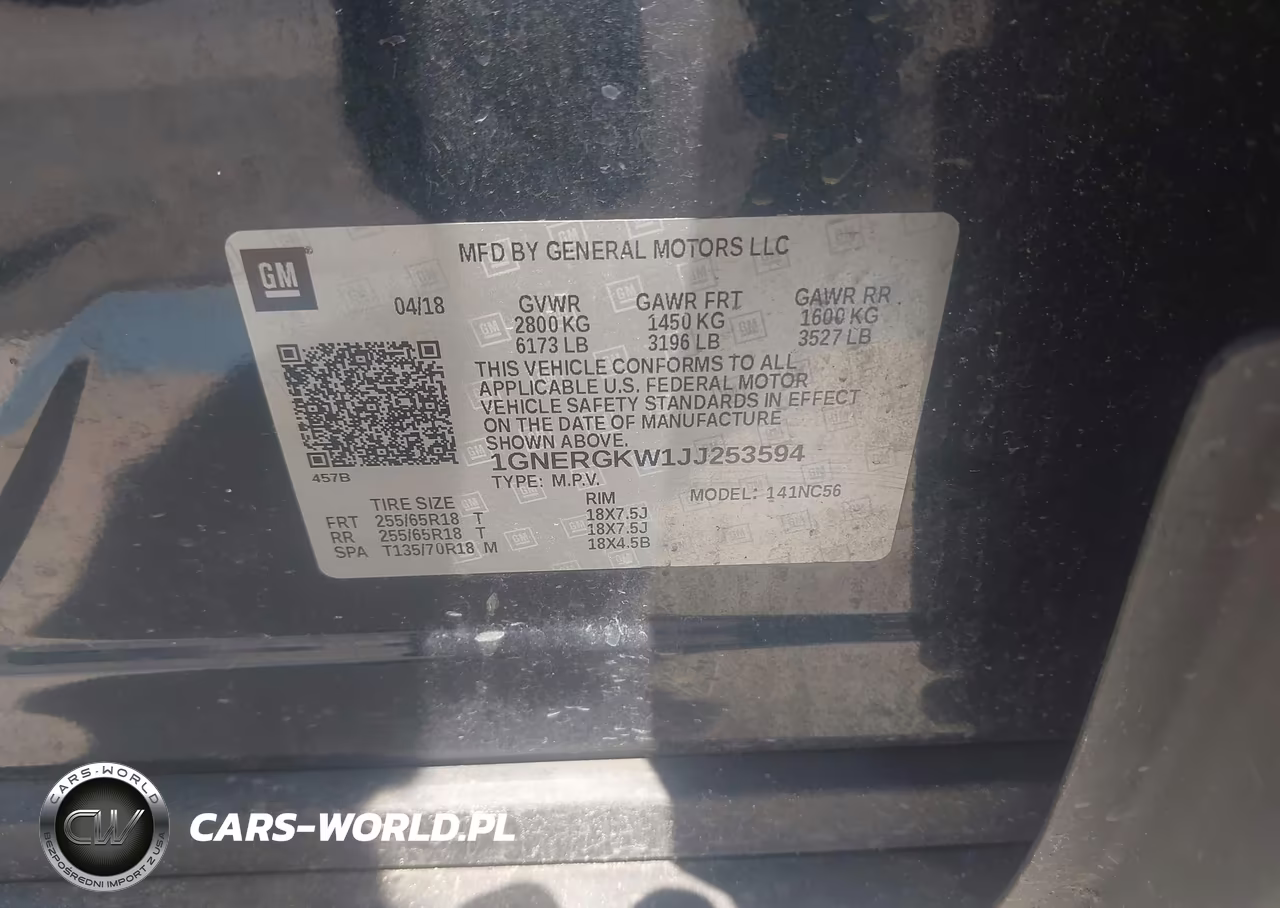 2018 Chevrolet Traverse Lt Cloth VIN:1GNERGKW1JJ253594 - 9