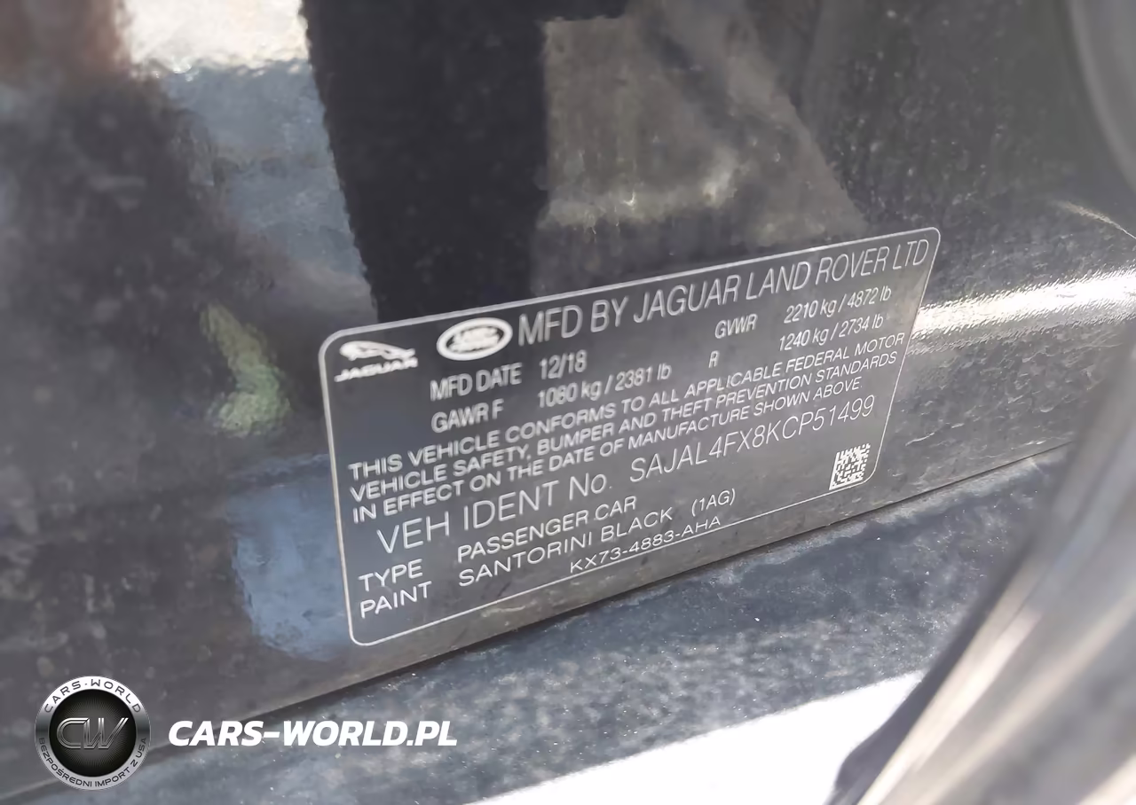2019 Jaguar Xe 25T R-Sport VIN:SAJAL4FX8KCP51499 - 9