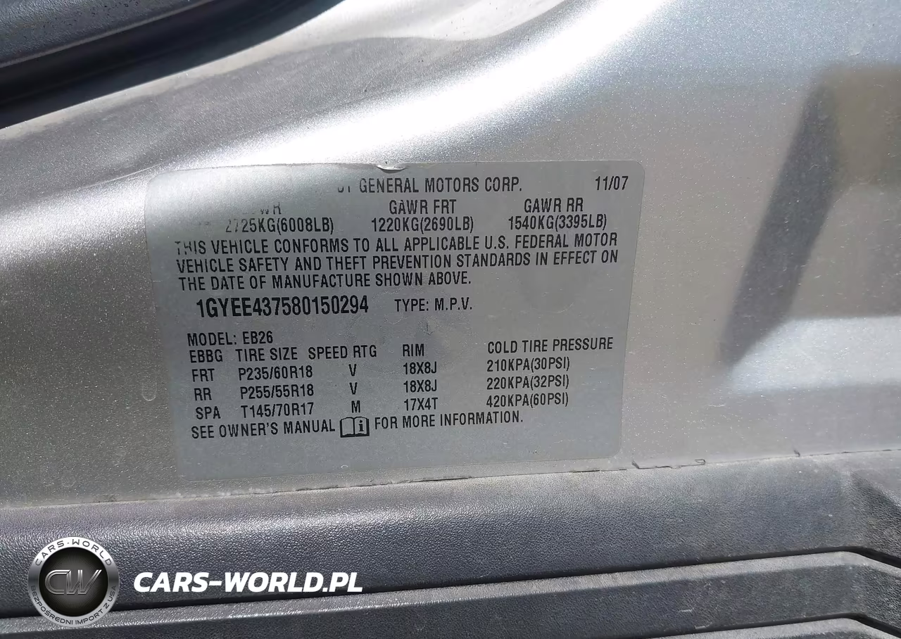 2008 Cadillac Srx V6 VIN:1GYEE437580150294 - 9