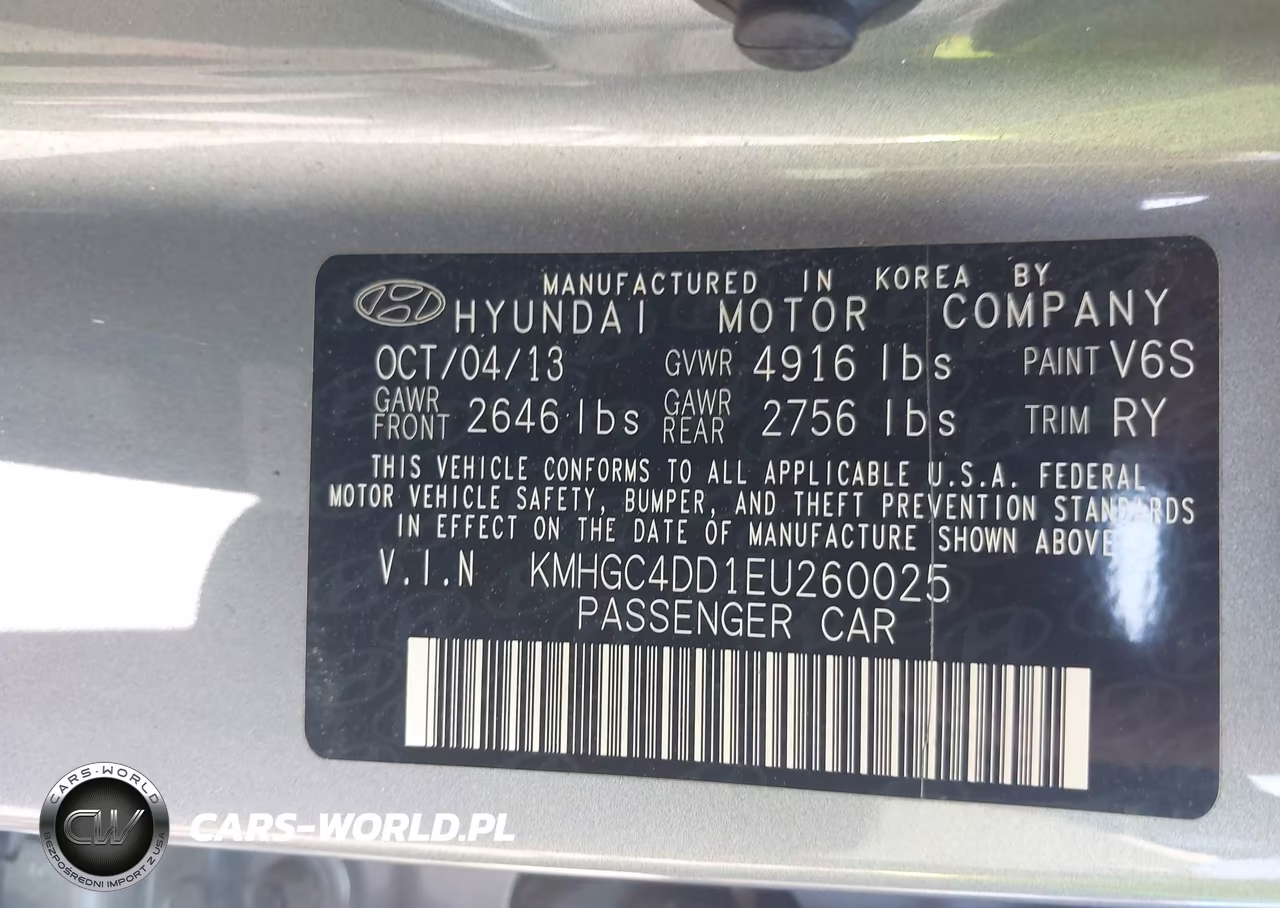 2014 Hyundai Genesis 3.8 VIN:KMHGC4DD1EU260025 - 9