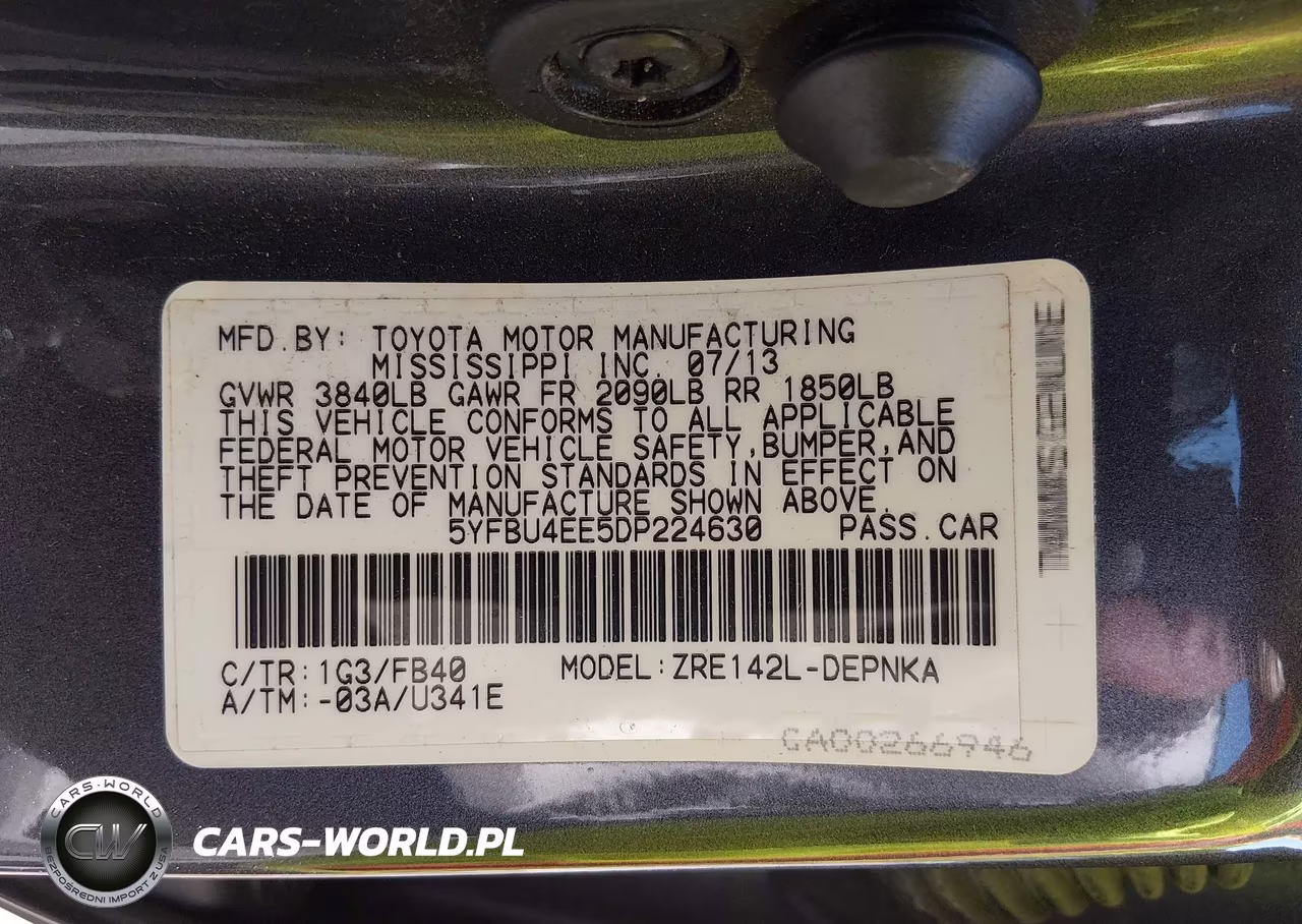 2013 Toyota Corolla Le VIN:5YFBU4EE5DP224630 - 9
