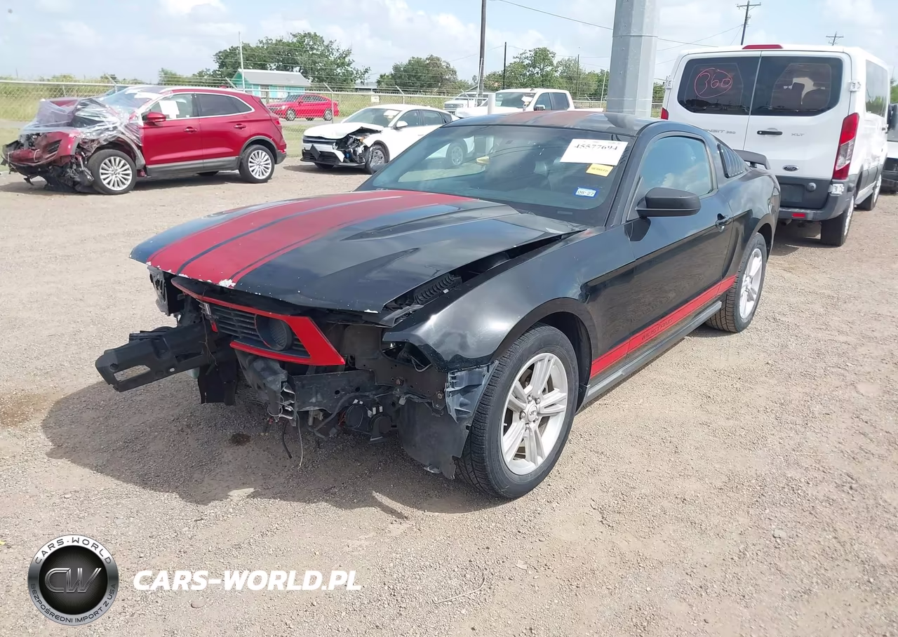 2012 Ford Mustang V6 VIN:1ZVBP8AM4C5241455 - 2