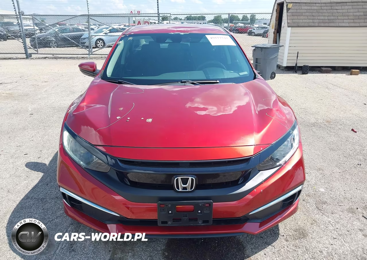 2019 Honda Civic Lx VIN:19XFC2F60KE031638 - 12