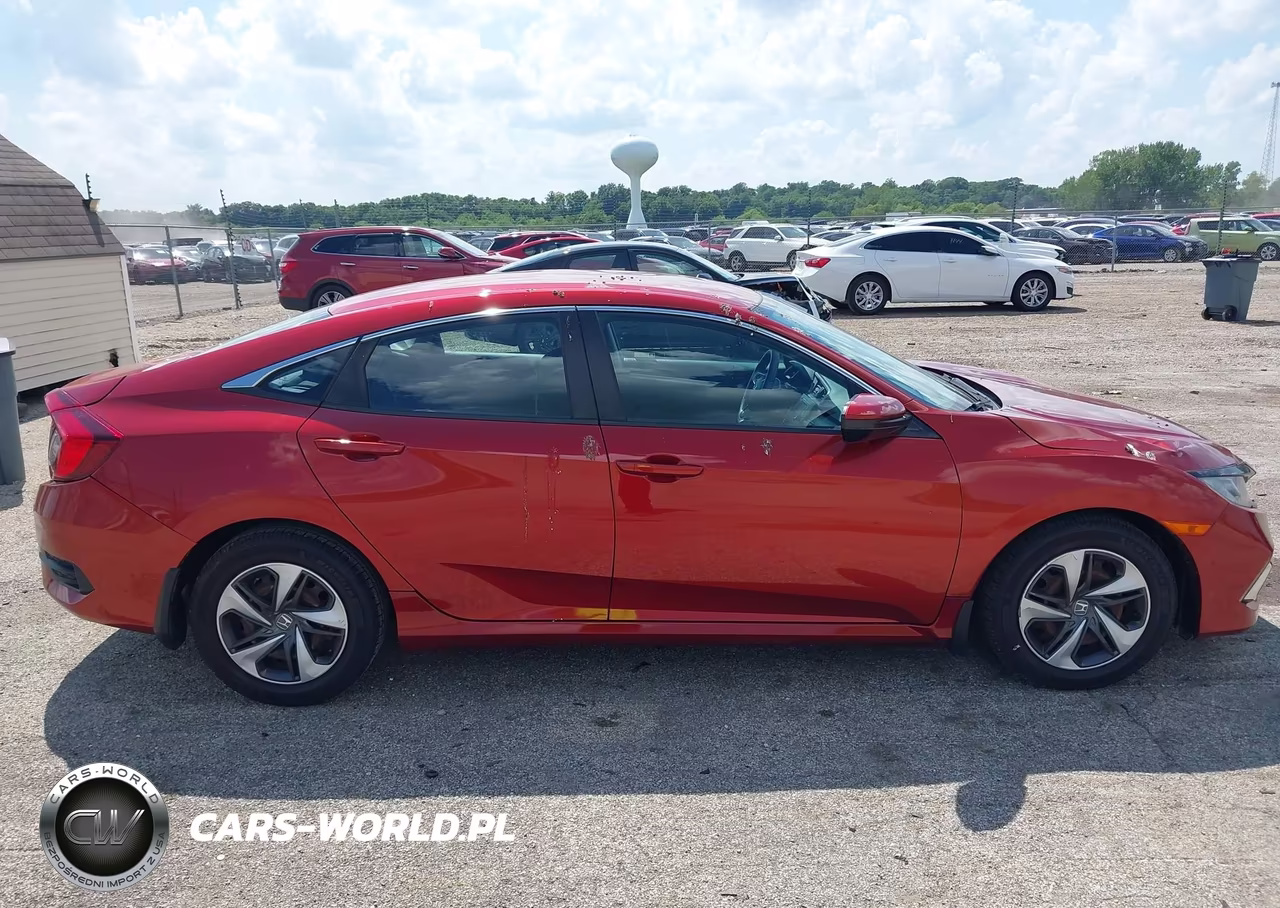2019 Honda Civic Lx VIN:19XFC2F60KE031638 - 13