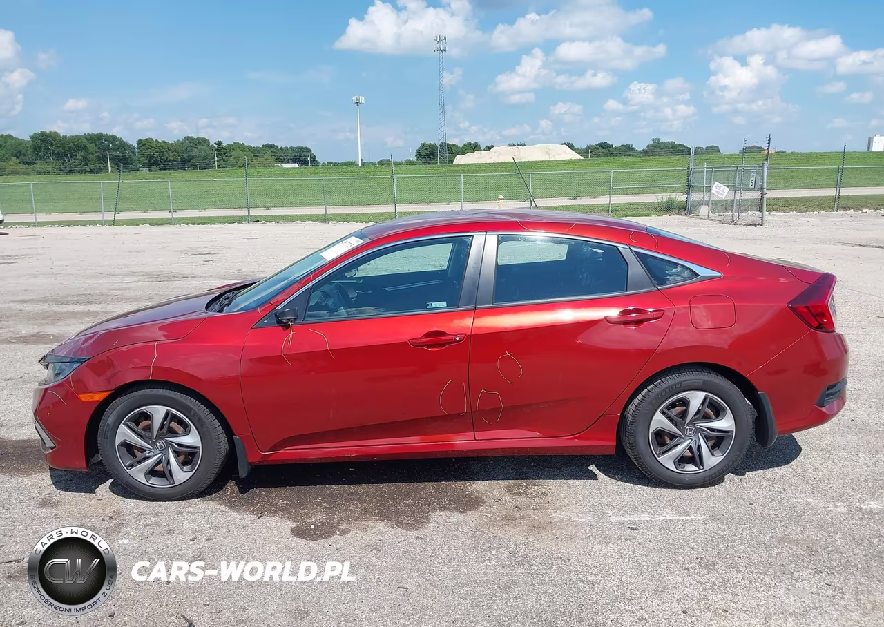 2019 Honda Civic Lx VIN:19XFC2F60KE031638 - 14