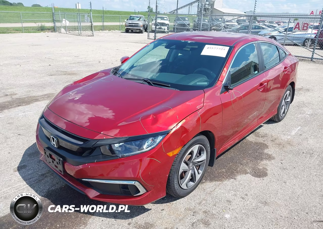 2019 Honda Civic Lx VIN:19XFC2F60KE031638 - 2