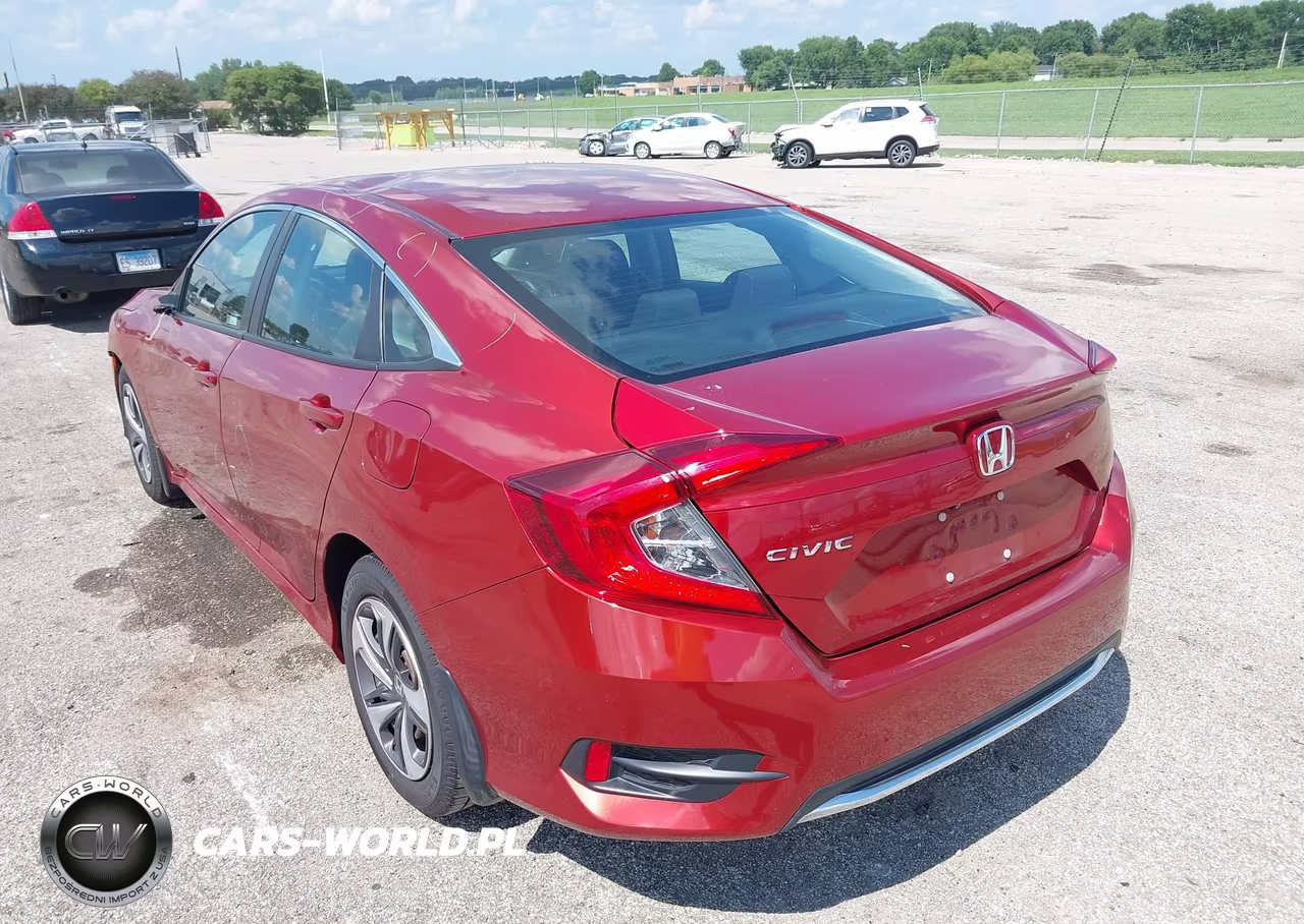 2019 Honda Civic Lx VIN:19XFC2F60KE031638 - 3