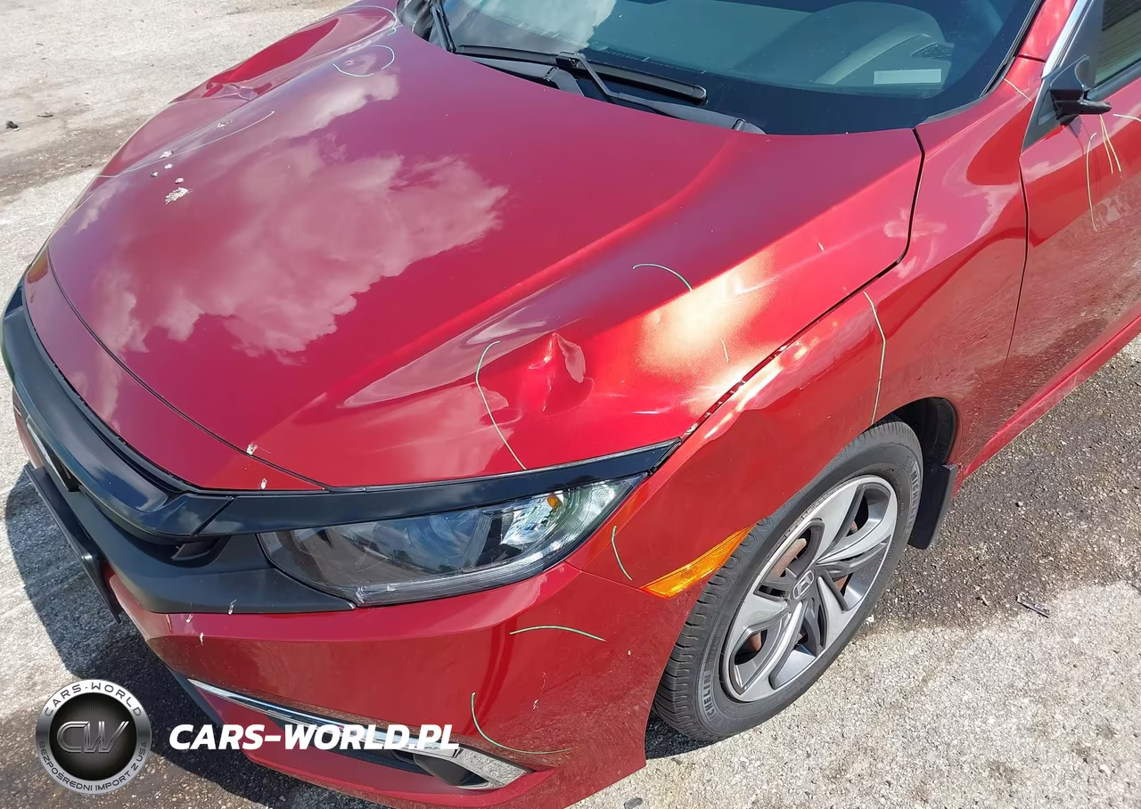 2019 Honda Civic Lx VIN:19XFC2F60KE031638 - 6