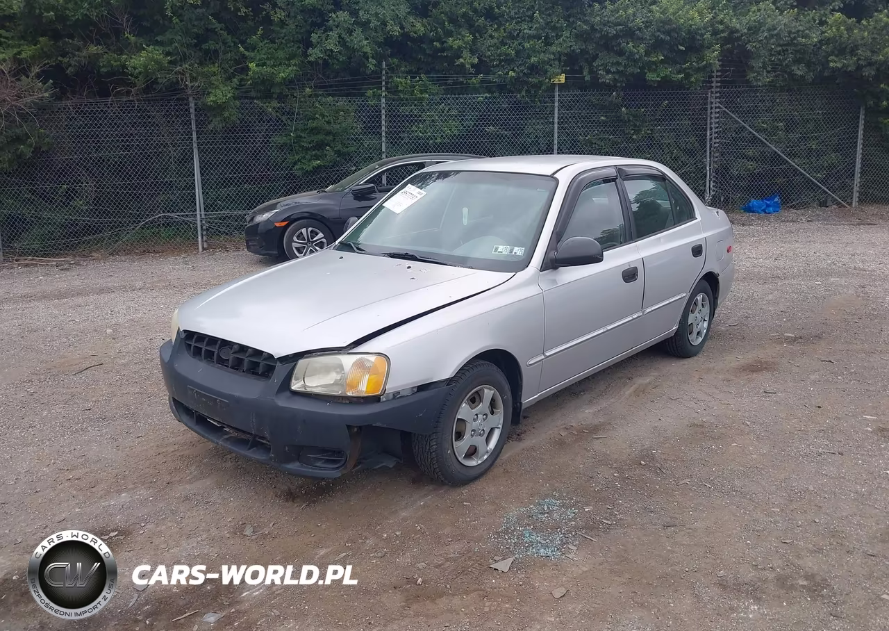 2002 Hyundai Accent Gl VIN:KMHCG45C62U401403 - 2