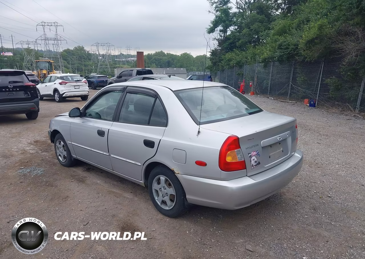2002 Hyundai Accent Gl VIN:KMHCG45C62U401403 - 3