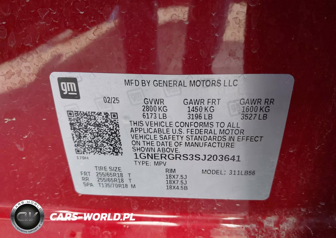 2025 Chevrolet Traverse Fwd Lt VIN:1GNERGRS3SJ203641 - 9