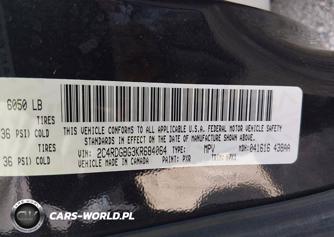 2019 Dodge Grand Caravan Se VIN:2C4RDGBG3KR684064 - 9