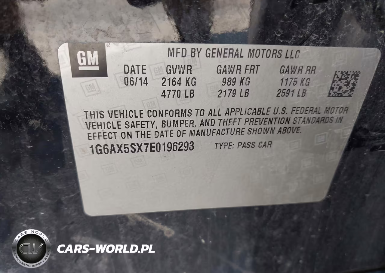 2014 Cadillac Cts Luxury VIN:1G6AX5SX7E0196293 - 9