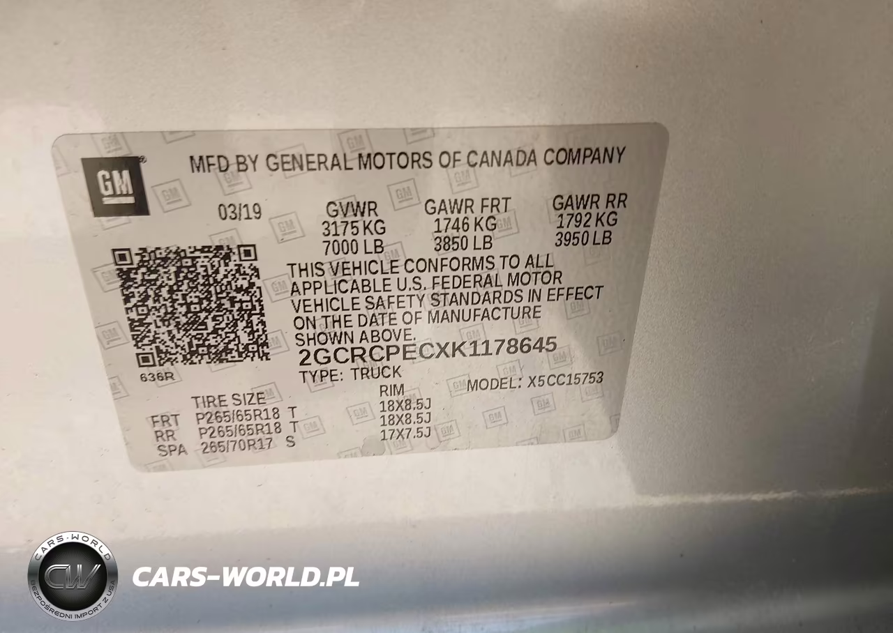 2019 Chevrolet Silverado 1500 Ld Lt VIN:2GCRCPECXK1178645 - 9