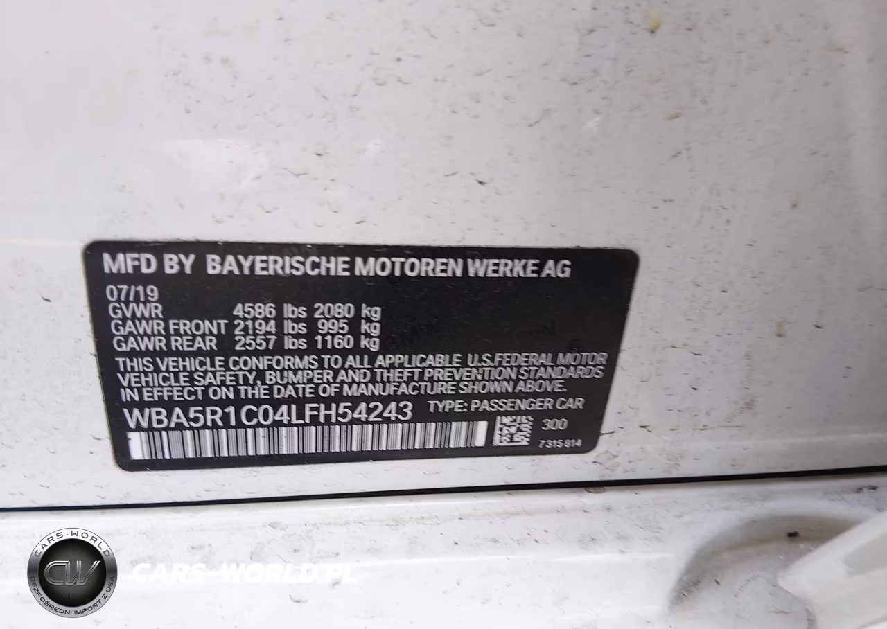 2020 BMW 330I VIN:WBA5R1C04LFH54243 - 9