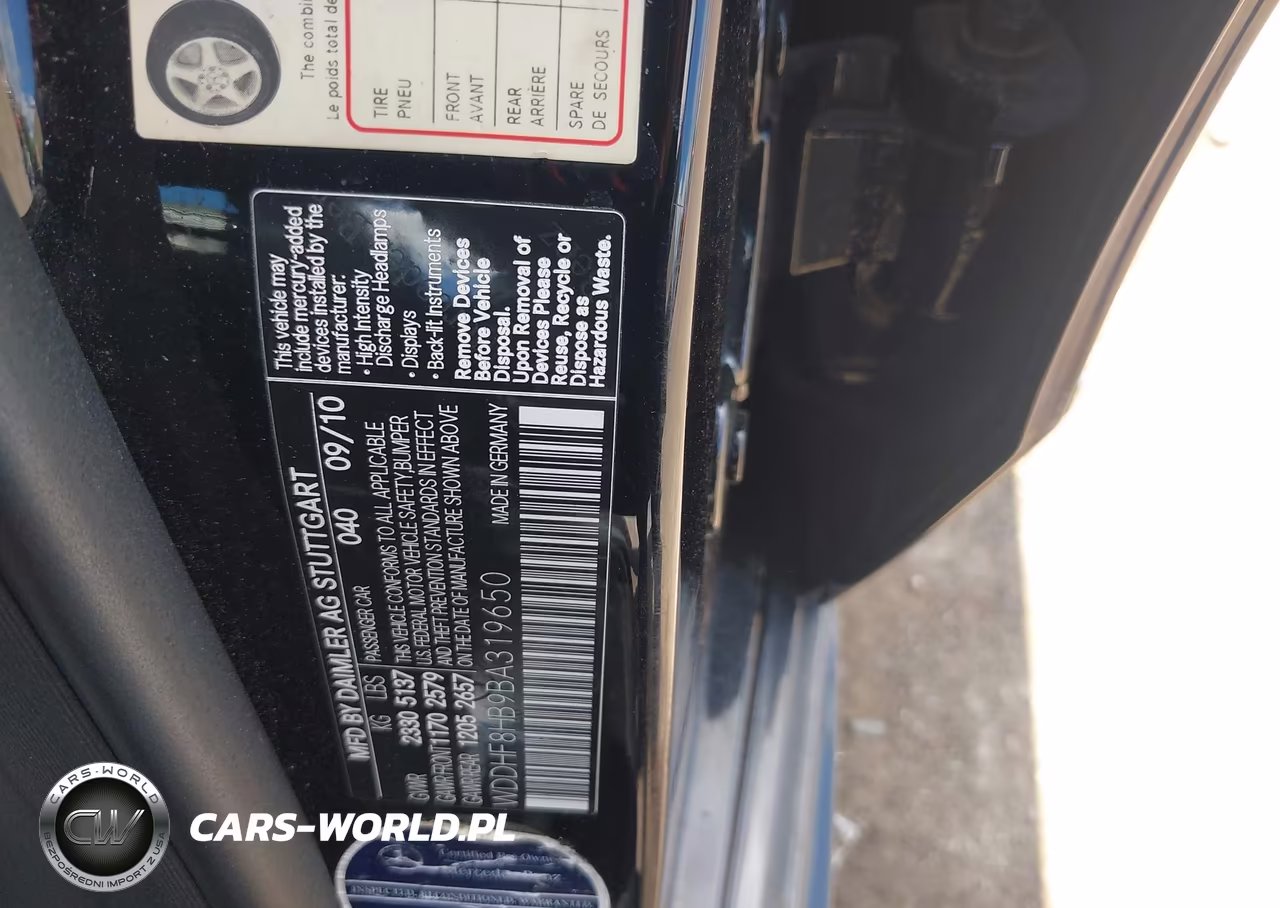2011 Mercedes-Benz E 350 4Matic VIN:WDDHF8HB9BA319650 - 9