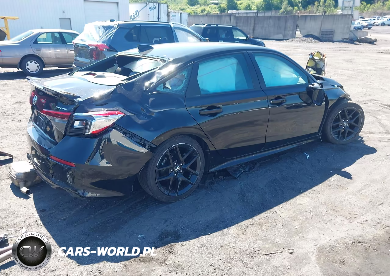 2022 Honda Civic Sport VIN:2HGFE2F52NH551223 - 4