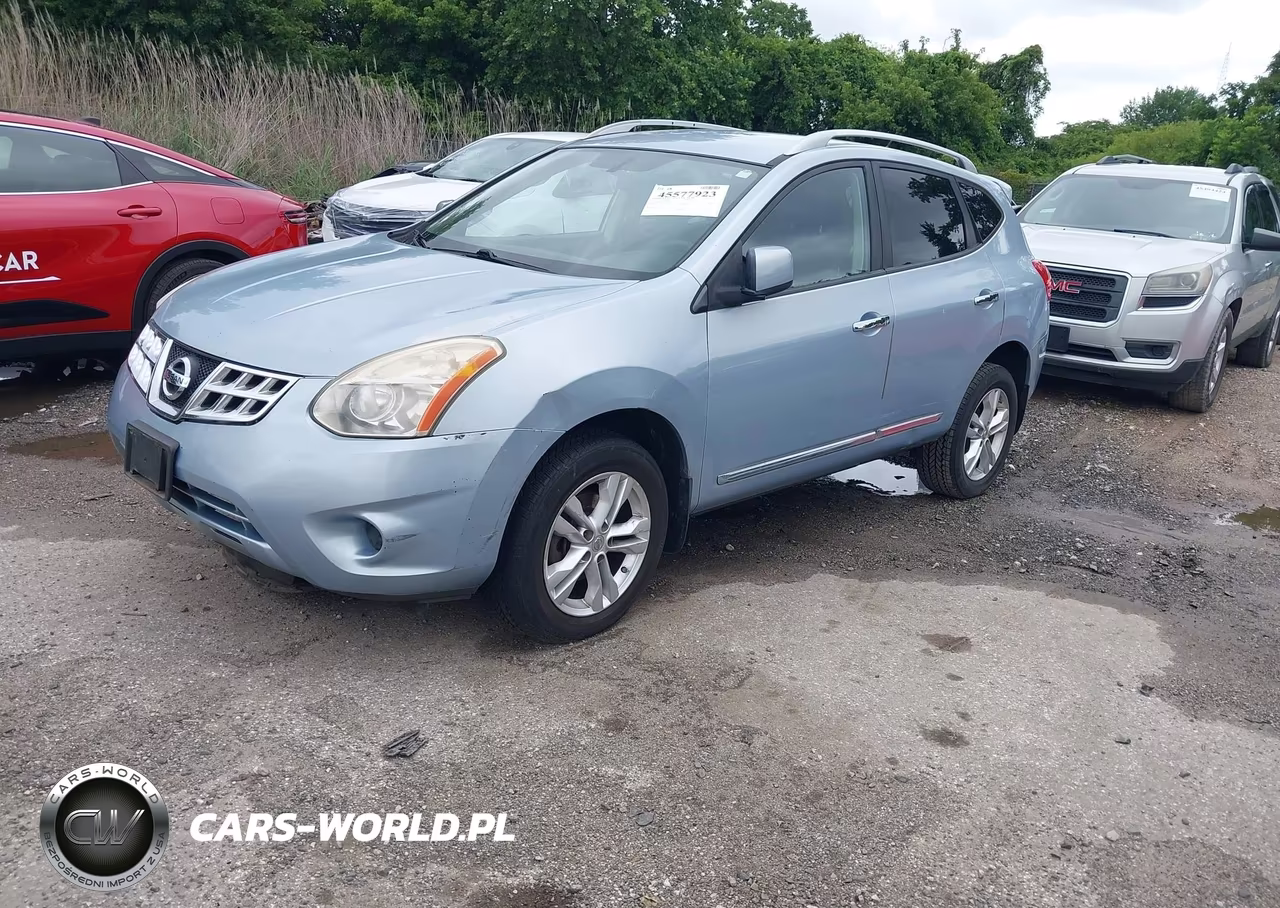 2013 Nissan Rogue Sv VIN:JN8AS5MV1DW102965 - 2