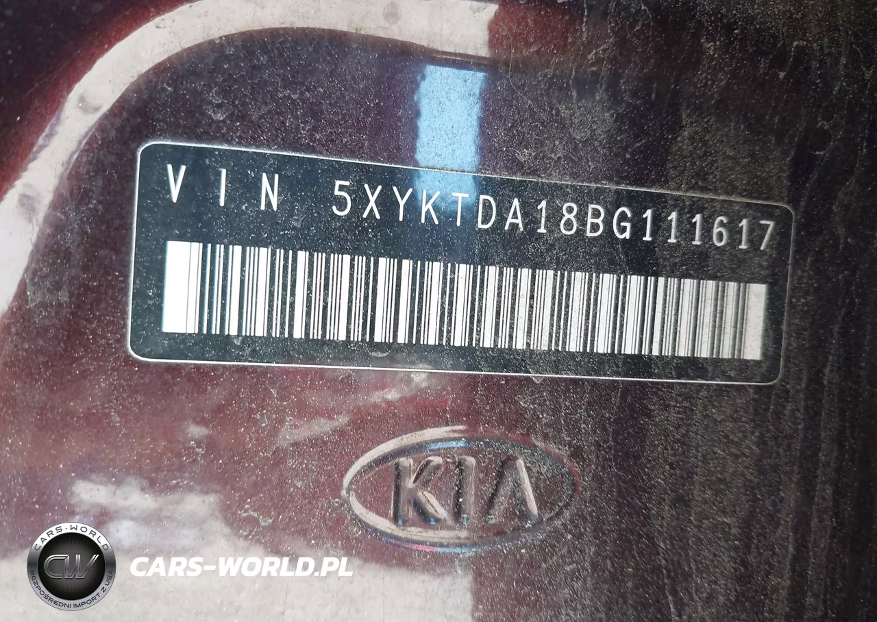 2011 Kia Sorento Lx VIN:5XYKTDA18BG111617 - 9