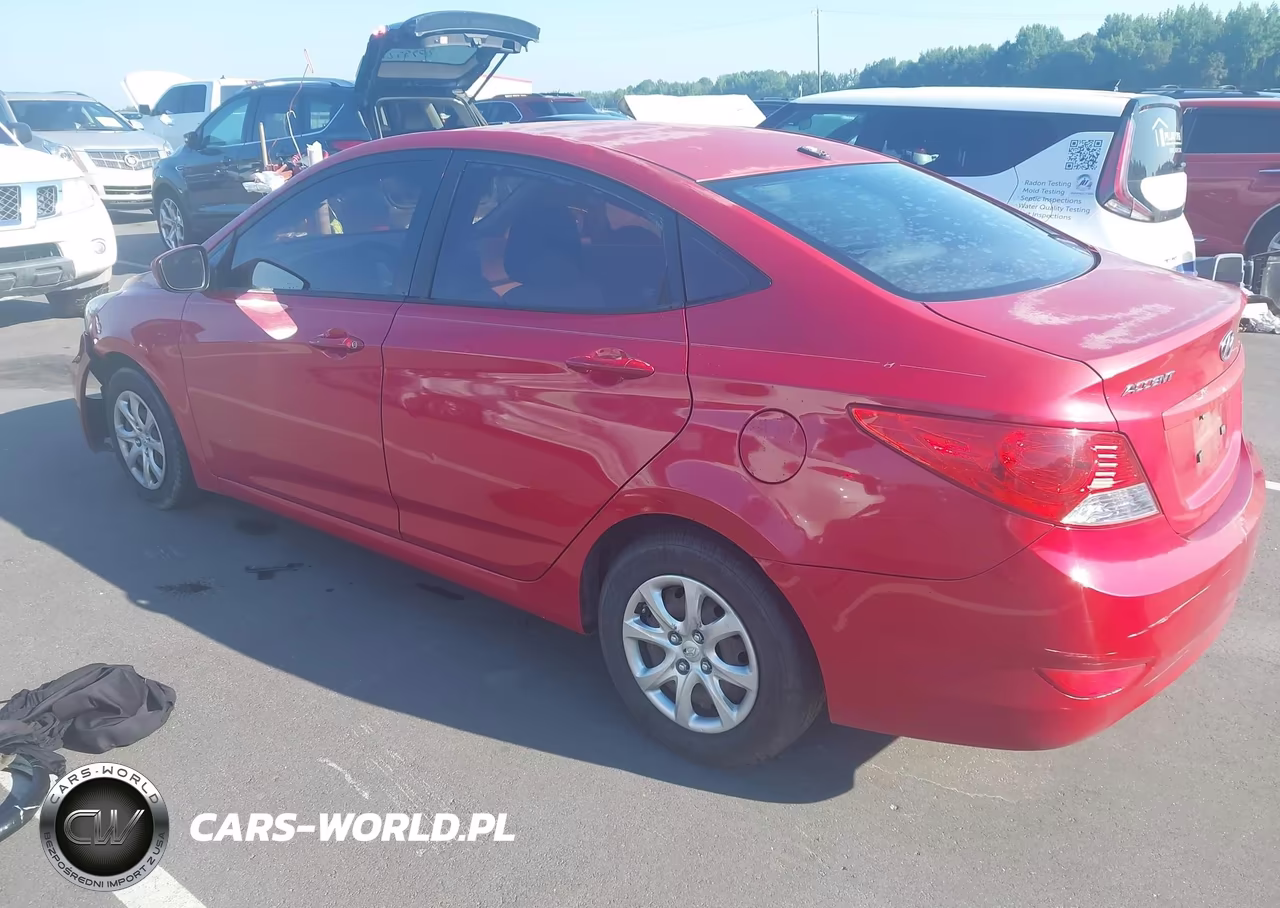2013 Hyundai Accent Gls VIN:KMHCT4AE4DU349338 - 3