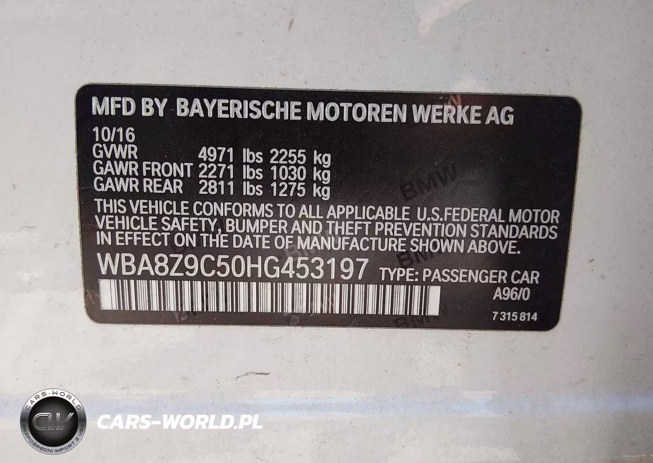 2017 BMW 330I Gran Turismo xDrive VIN:WBA8Z9C50HG453197 - 9