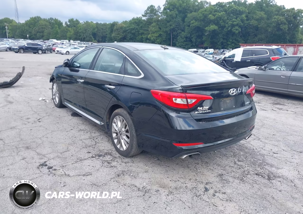 2015 Hyundai Sonata Limited VIN:5NPE34AF7FH090847 - 3