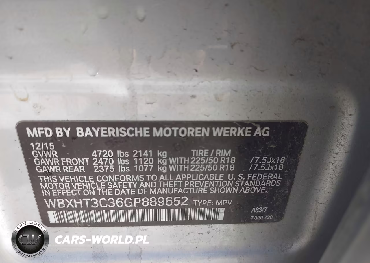 2016 BMW X1 xDrive28I VIN:WBXHT3C36GP889652 - 9