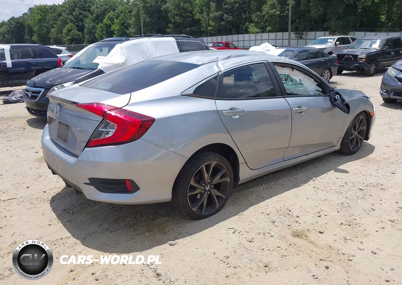 2020 Honda Civic Sport VIN:2HGFC2F88LH531460 - 4
