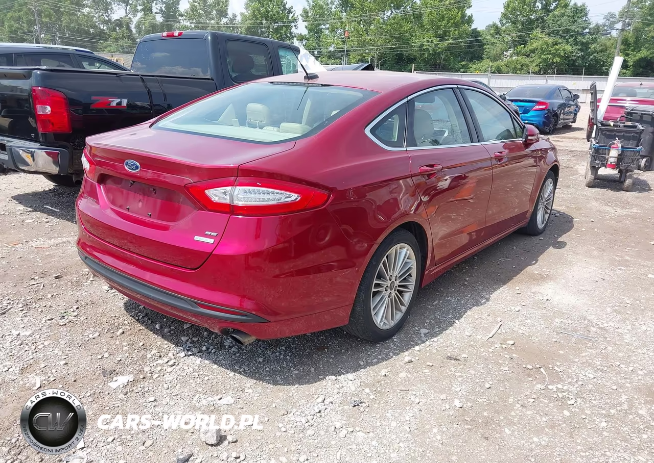 2014 Ford Fusion Se VIN:3FA6P0HD7ER175324 - 4