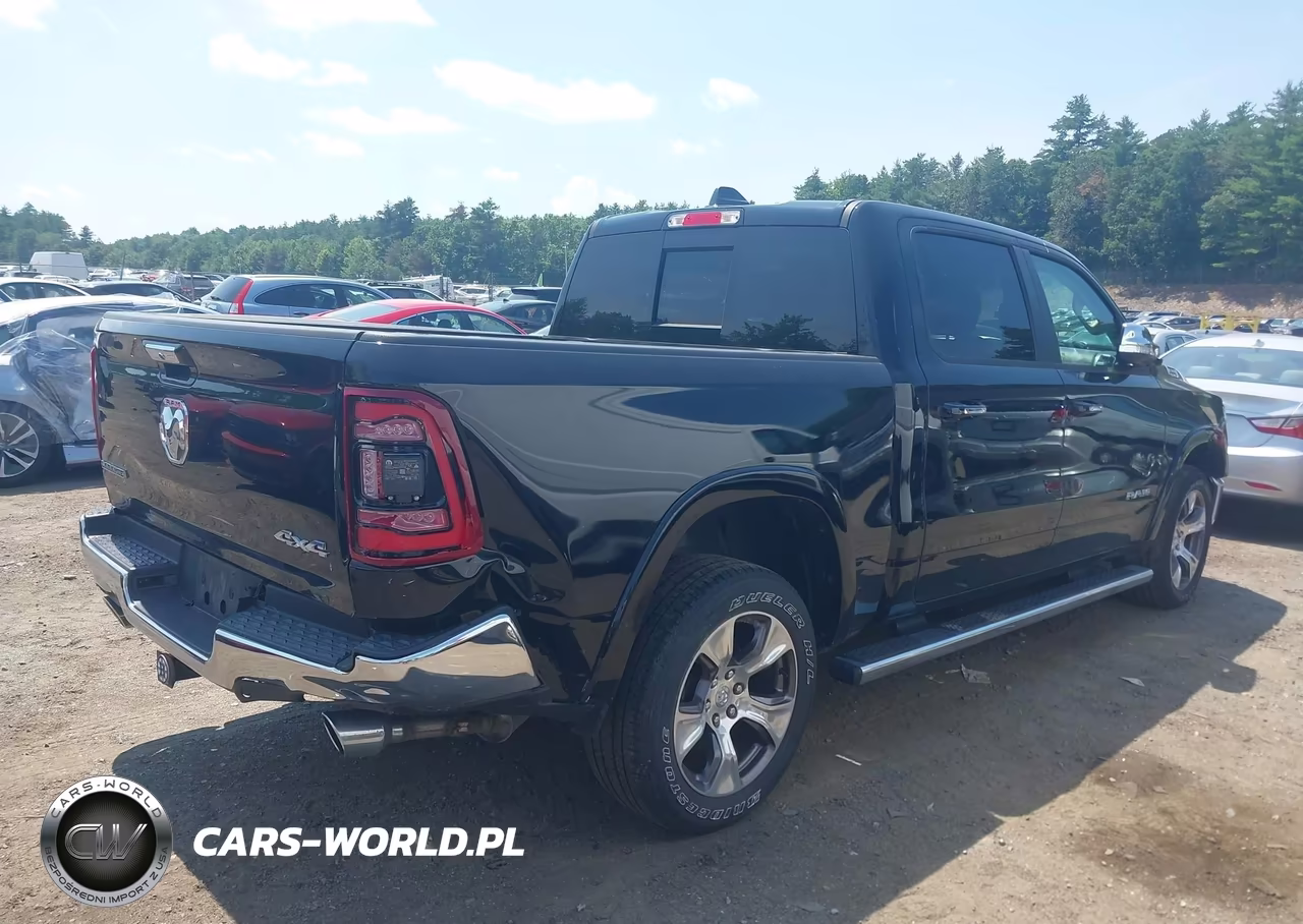 2021 Ram 1500 Laramie 4X4 5'7 Box VIN:1C6SRFJT3MN553655 - 4