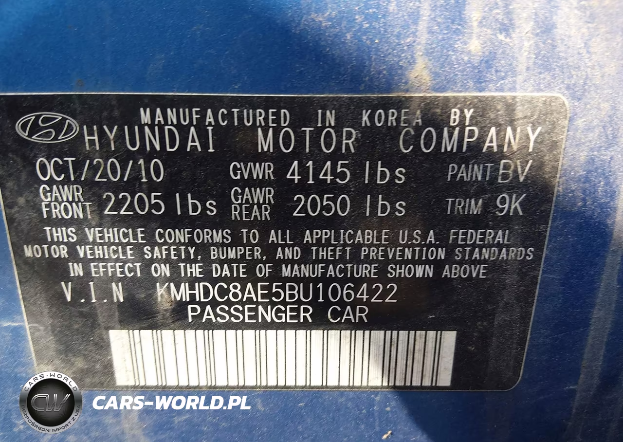 2011 Hyundai Elantra Touring Se VIN:KMHDC8AE5BU106422 - 9