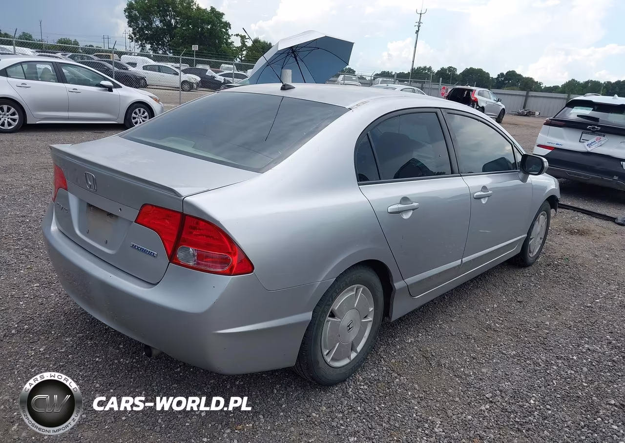2007 Honda Civic Hybrid VIN:JHMFA362X7S023073 - 4