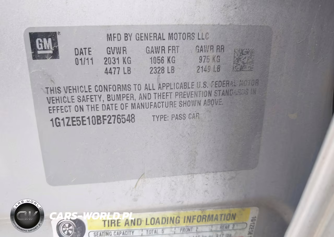 2011 Chevrolet Malibu Ltz VIN:1G1ZE5E10BF276548 - 9