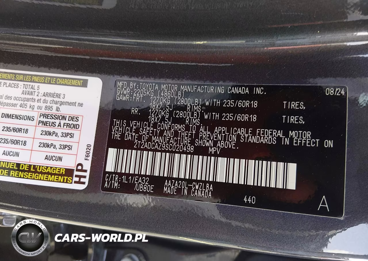 2025 Lexus Nx 250 VIN:2T2ADCAZ9SC020498 - 9