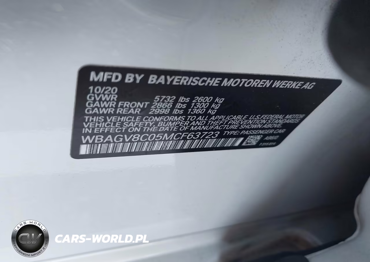 2021 BMW M850I Gtan Coupe xDrive VIN:WBAGV8C05MCF63723 - 9