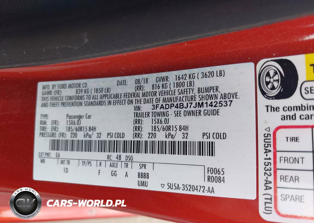 2018 Ford Fiesta Se VIN:3FADP4BJ7JM142537 - 9