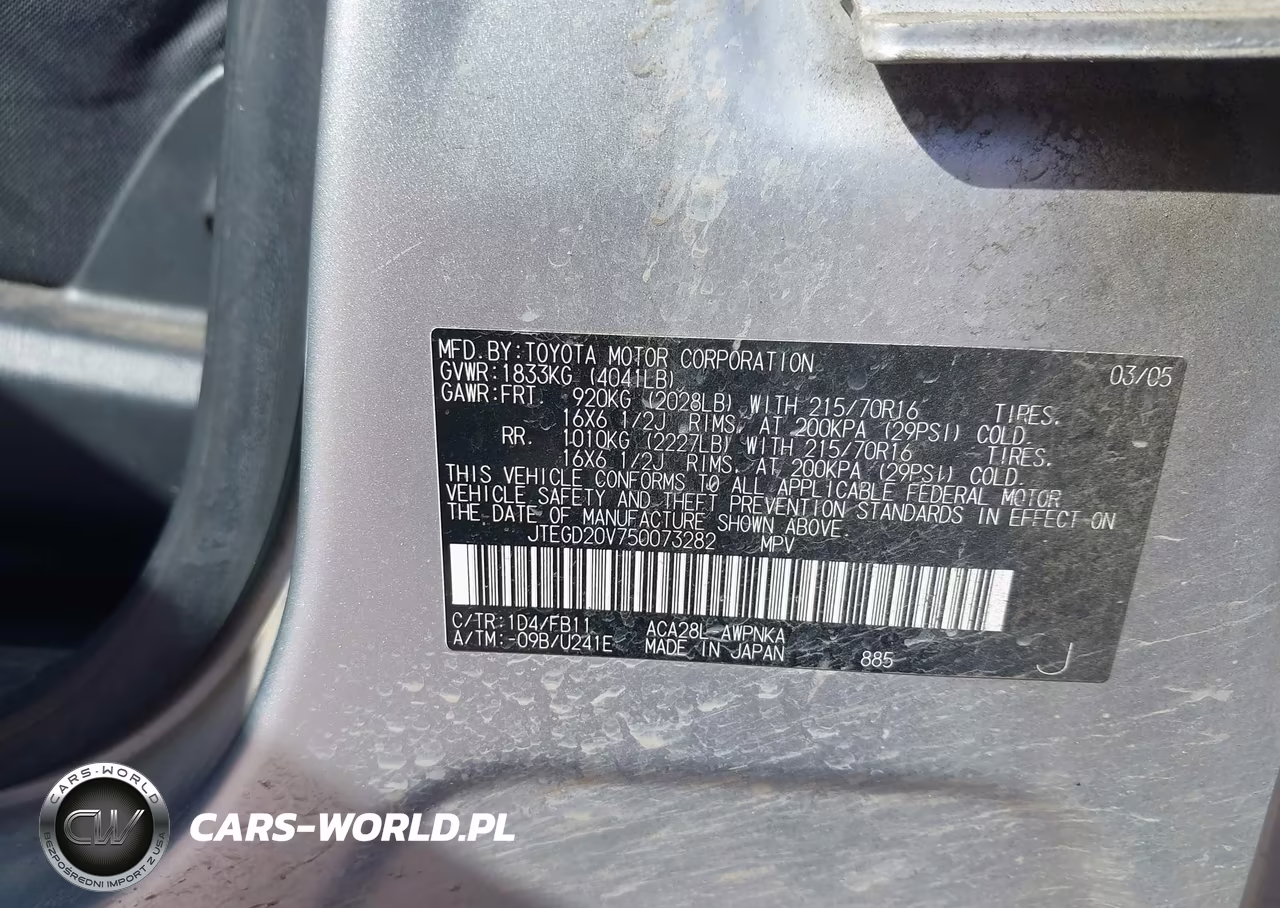 2005 Toyota Rav4 VIN:JTEGD20V750073282 - 9